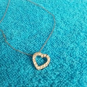 925 sterling silver heart pendant